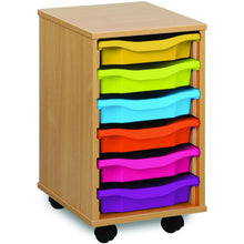 Monarch 6 Tray Pop Shallow Tray Storage Unit - ABC School Supplies