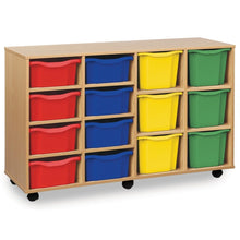 Monarch 8 Double and 6 Triple Tray Mobile Storage Unit - ABC School Supplies