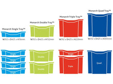 Monarch Double Storage Tray - 5 Unit Tray Pack - ABC School Supplies