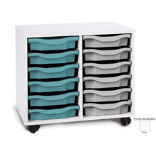Monarch Mobile 12 Tray Single Tray Storage Unit - ABC School Supplies