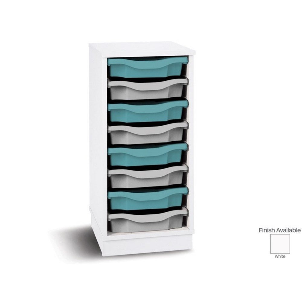 Monarch Mobile 8 Tray Single Tray Storage Unit - ABC School Supplies