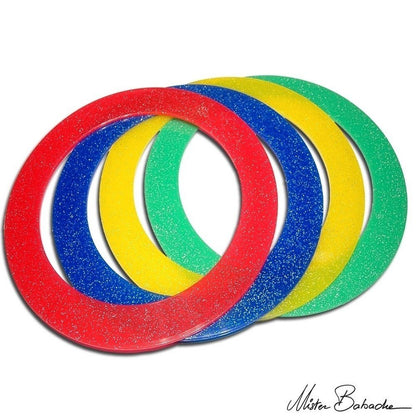 Mr Babache Glitter Juggling Ring 32Cm - Green - ABC School Supplies