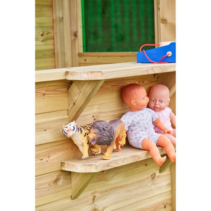 Multi - functional Wooden Shop - ABC School Supplies