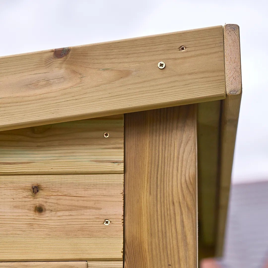 Multi - functional Wooden Shop - ABC School Supplies
