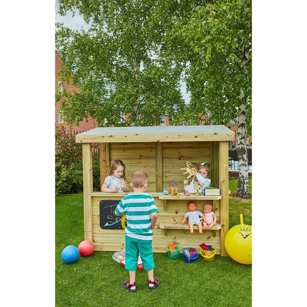 Multi - functional Wooden Shop - ABC School Supplies