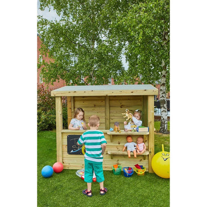 Multi - functional Wooden Shop - ABC School Supplies