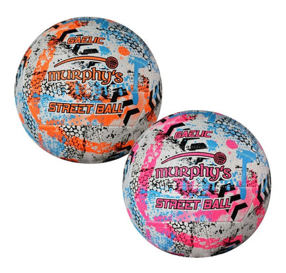 Murphy's Gaelic Street Football Size 5/Trainer White/Fluo Orange/Cyan - ABC School Supplies