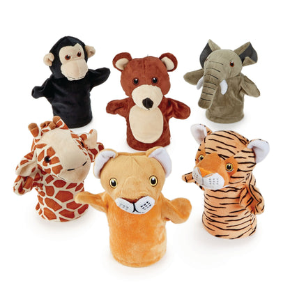 My First Puppets - Wildlife - Pack Of 6 - ABC School Supplies