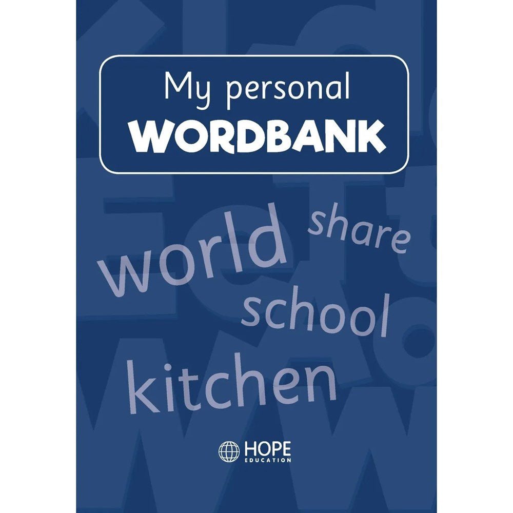 My Personal Word Bank Pack Of 10 - ABC School Supplies