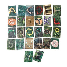 Natural Alphabet Cards Uppercase - ABC School Supplies