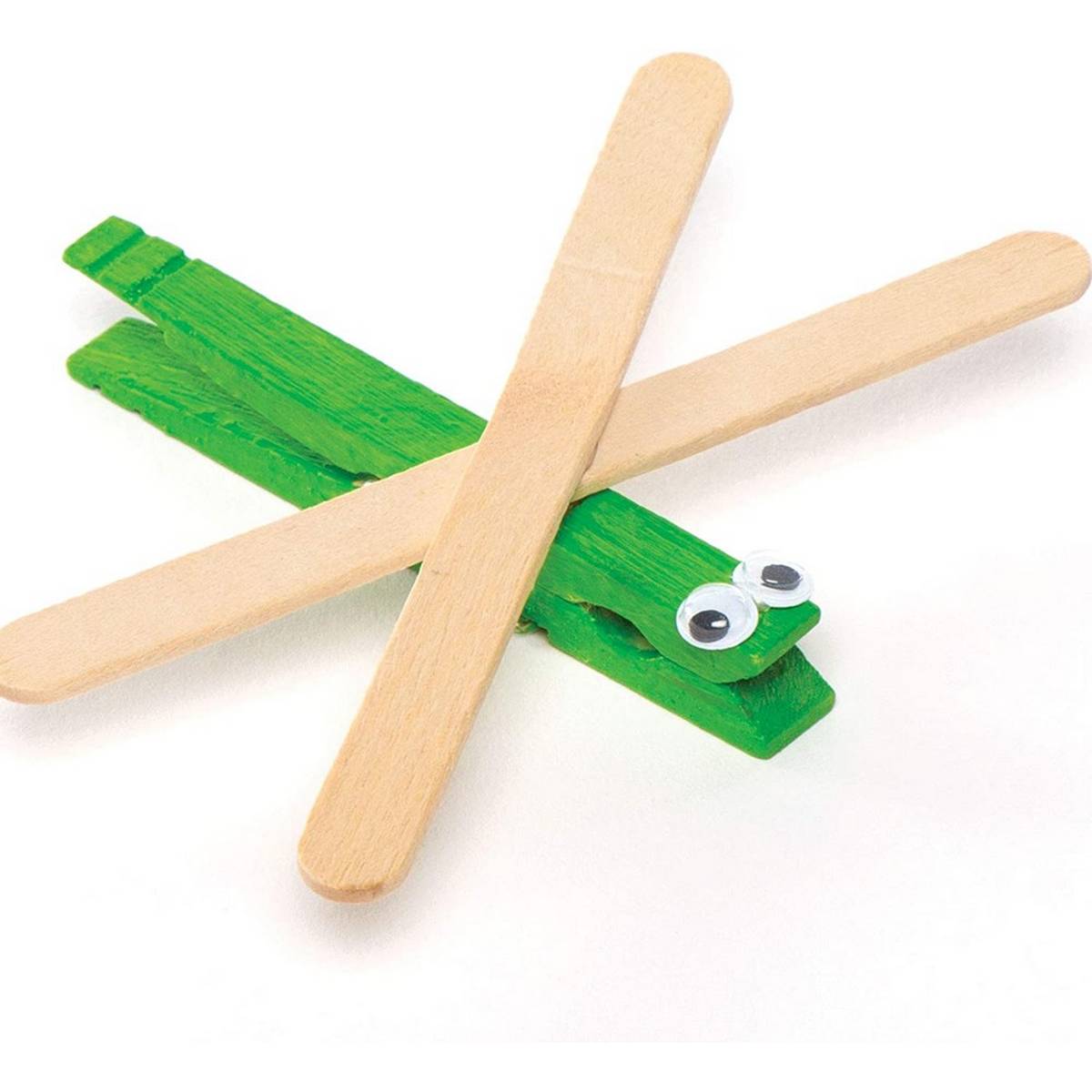 **Natural Wooden Craft Pegs Pack Of 36 - ABC School Supplies