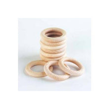 Natural Wooden Rings (48Mm) - ABC School Supplies