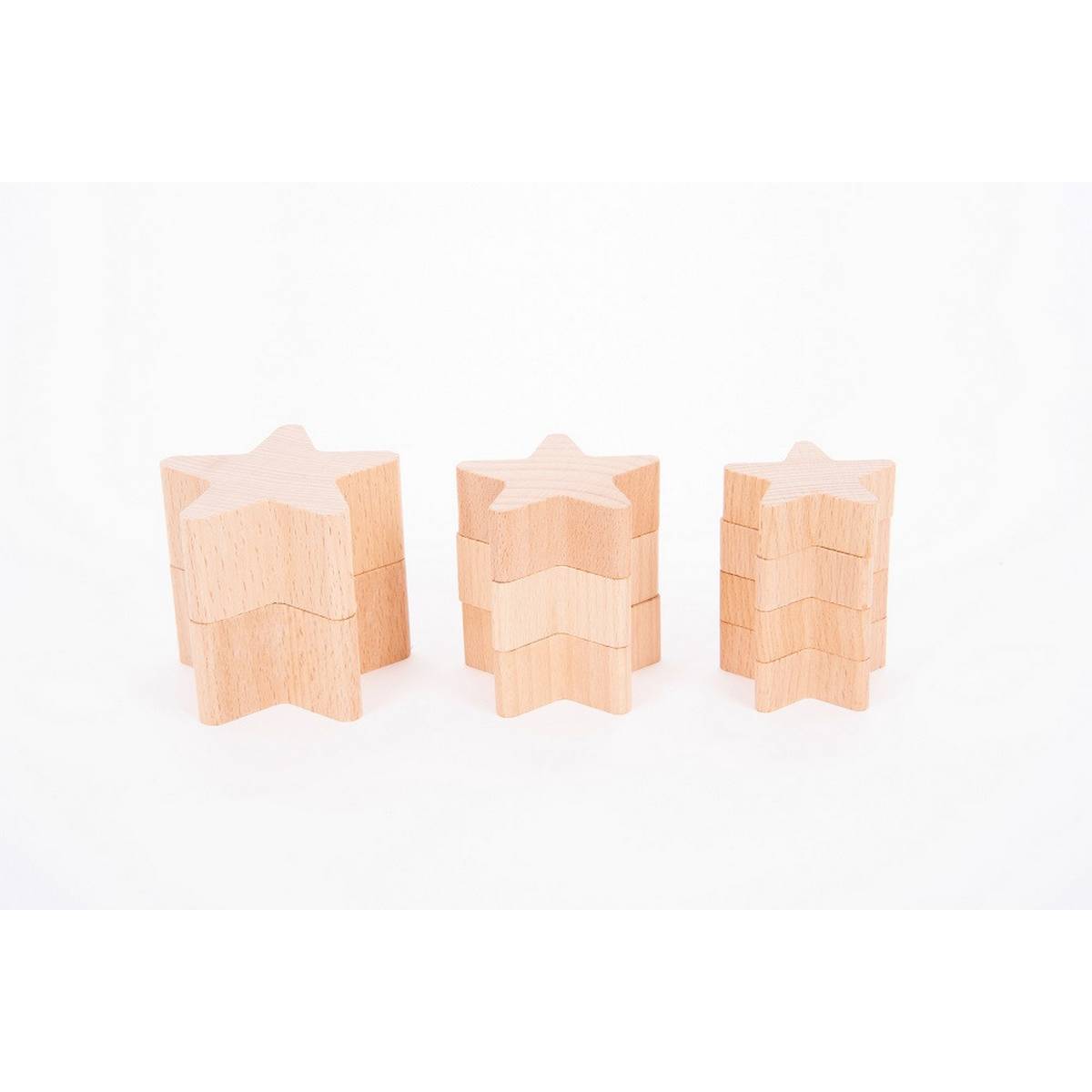 **Natural Wooden Stars - ABC School Supplies
