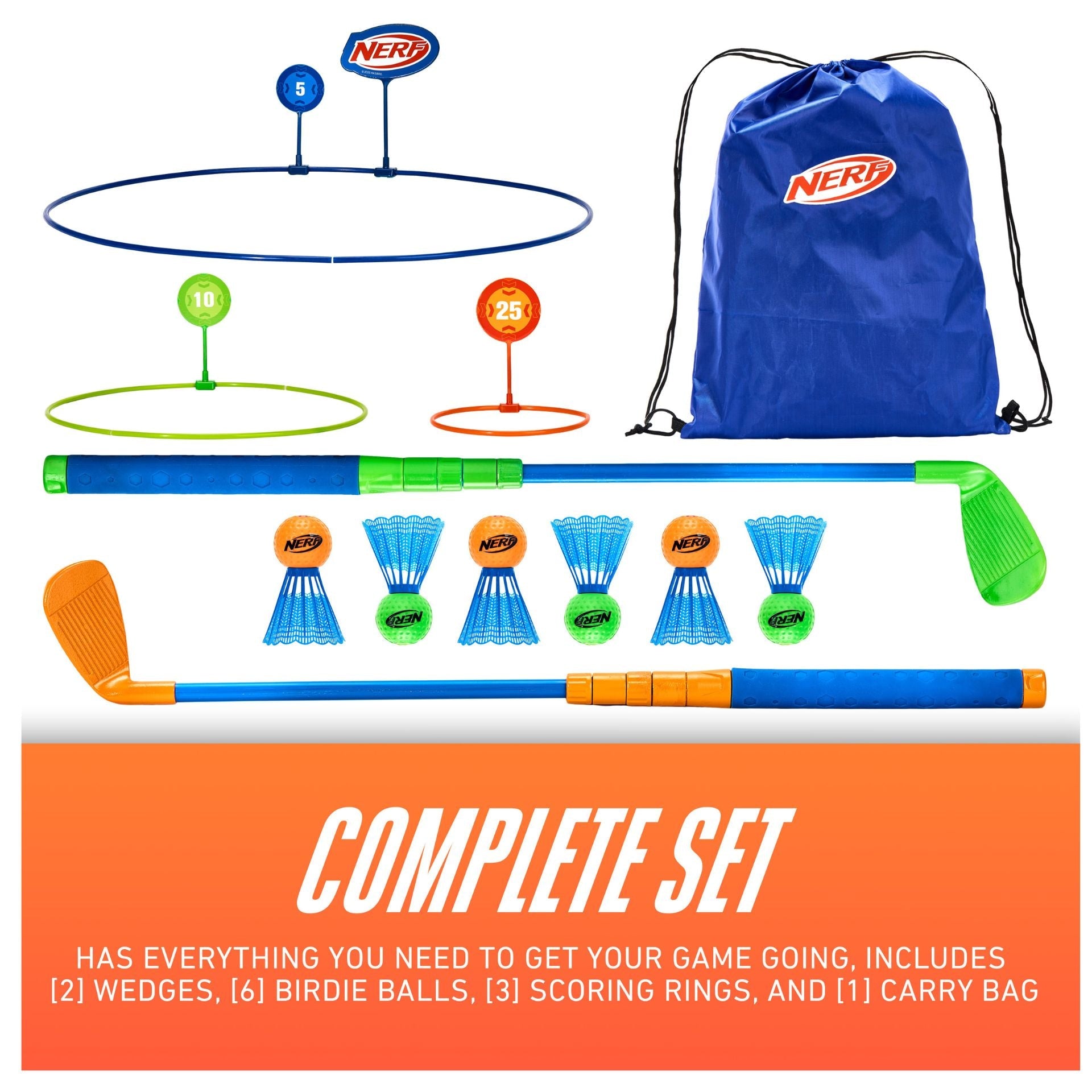 Nerf Birdie Shot Golf Set - ABC School Supplies