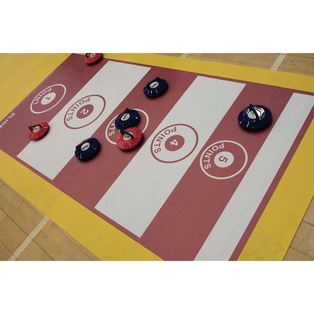 New Age Kurling/Bowls Sliders Target - Maroon/White - 240cm - ABC School Supplies