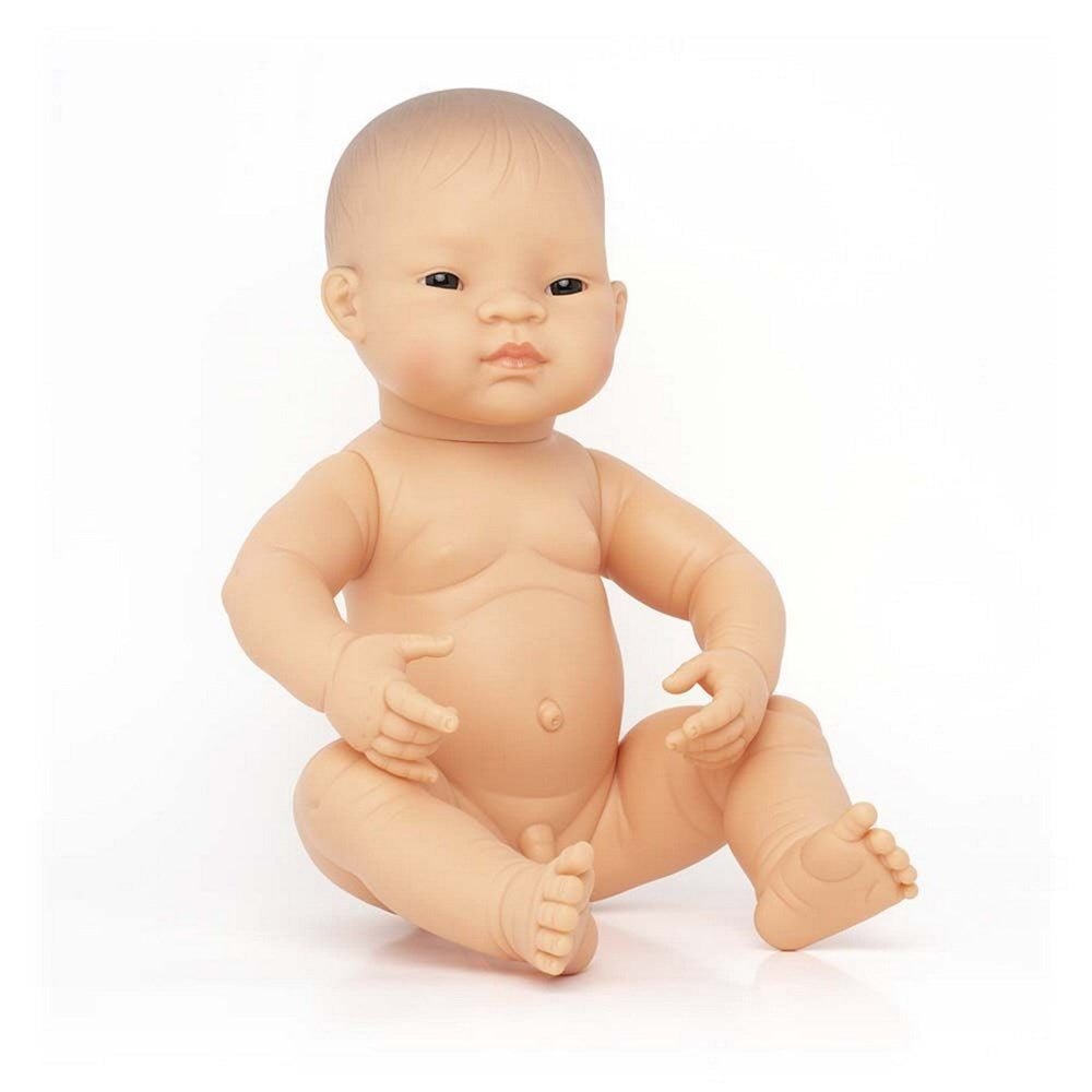 Newborn Baby Doll Asian Boy 40 Cm - ABC School Supplies