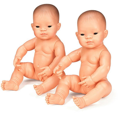 Newborn Baby Doll Asian Boy 40 Cm - ABC School Supplies