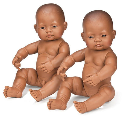 Newborn Baby Doll Hispanic Boy 40 Cm - ABC School Supplies
