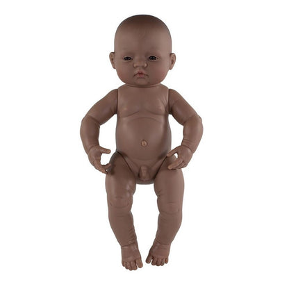 Newborn Baby Doll Hispanic Boy 40 Cm - ABC School Supplies