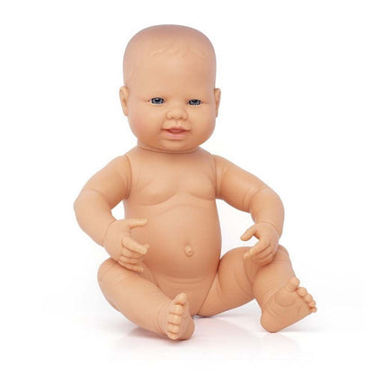 Newborn Baby Doll White Girl 40 Cm - ABC School Supplies