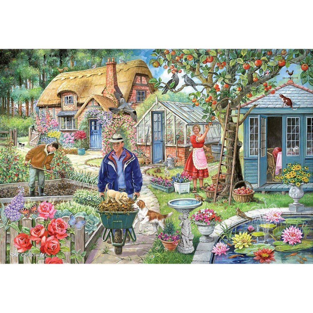 No.1 - In The Garden - 1000 Piece Jigsaw Puzzle - ABC School Supplies