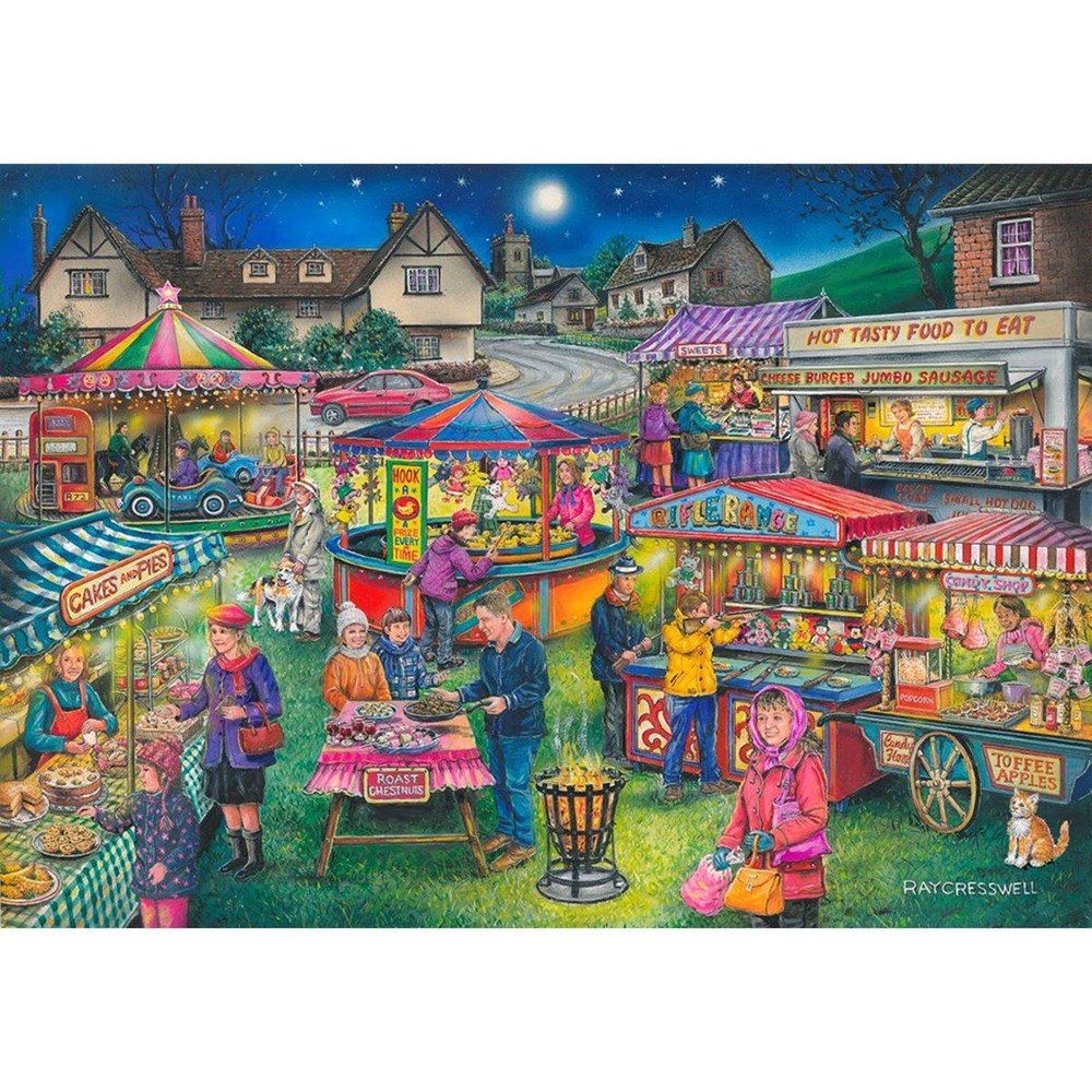 No.13 - Village Fayre - 1000 Piece Jigsaw Puzzle - ABC School Supplies