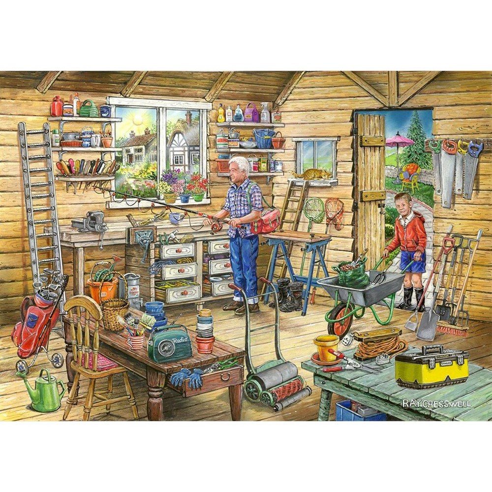 No.14 - Fred's Shed - 1000 Piece Jigsaw Puzzle - ABC School Supplies