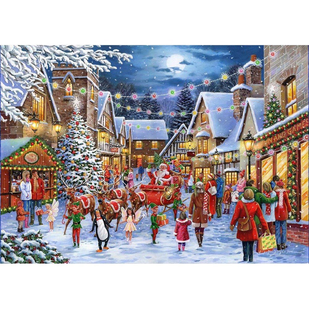No.17 - Christmas Parade - 1000 Piece Jigsaw Puzzle - ABC School Supplies