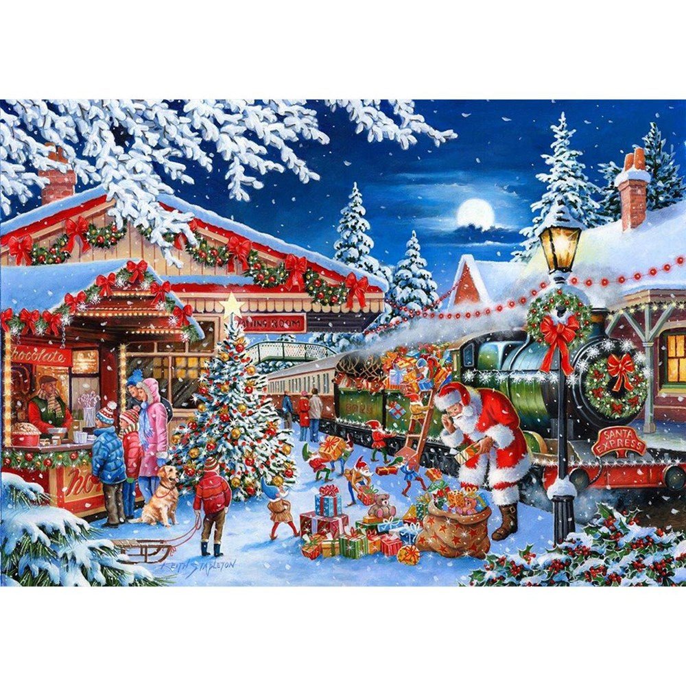 No.18 - Santa's Express - 500 Piece Jigsaw Puzzle - ABC School Supplies