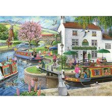 No.6 - By The Canal - 1000 Piece Jigsaw Puzzle - ABC School Supplies