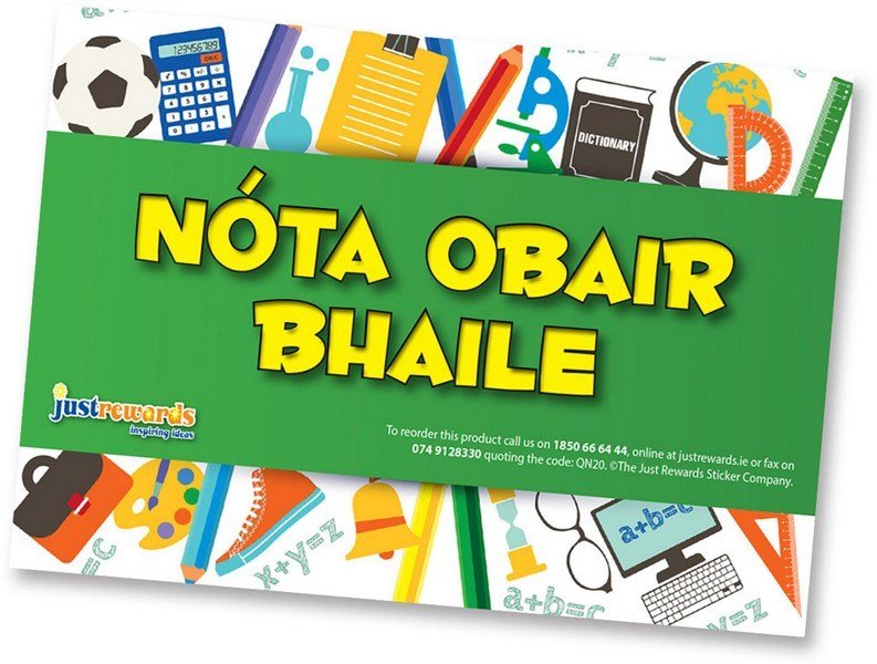 Nota Obair Bhaile - ABC School Supplies