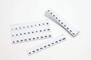 Numicon: Card 1 - 100 Number Track - ABC School Supplies