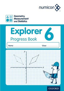 Numicon: Geometry, Measurement And Statistics 6 Explorer Progress Book - ABC School Supplies