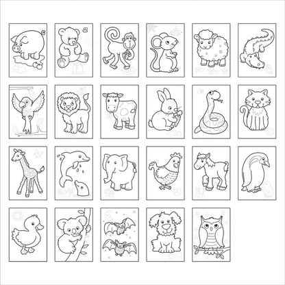 Orchard Toys Colouring Book - Animals - ABC School Supplies