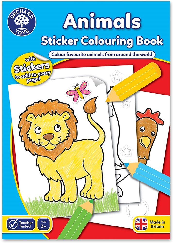 Orchard Toys Colouring Book - Animals - ABC School Supplies