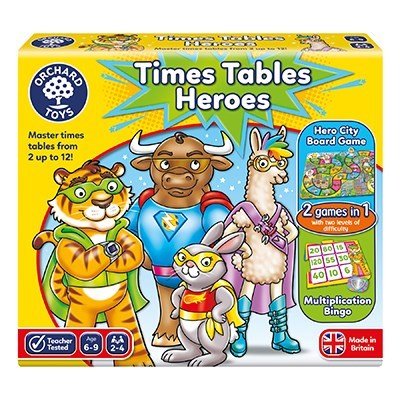 Orchard Toys Times Tables Heroes Game - ABC School Supplies