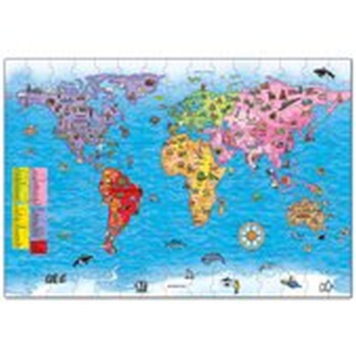 Orchard Toys World Map Puzzle - ABC School Supplies