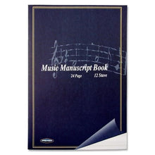 Ormond 24Pg 12 Stave Music Manuscript Book - ABC School Supplies