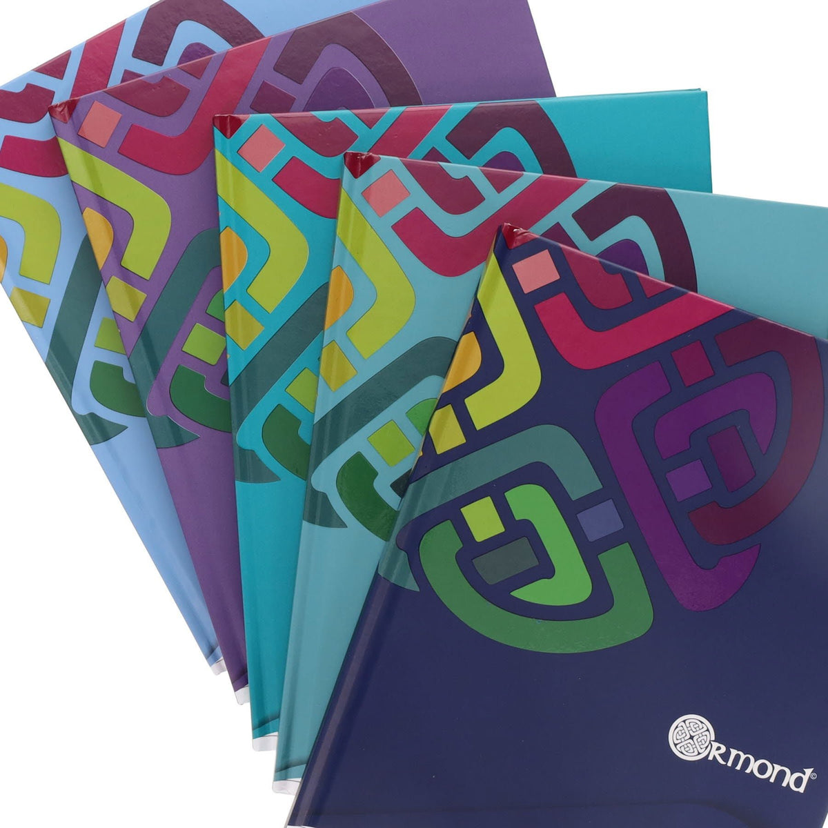 Ormond 9X7 128 Page Hardcover Notebook Value Pack Of 50 - ABC School Supplies
