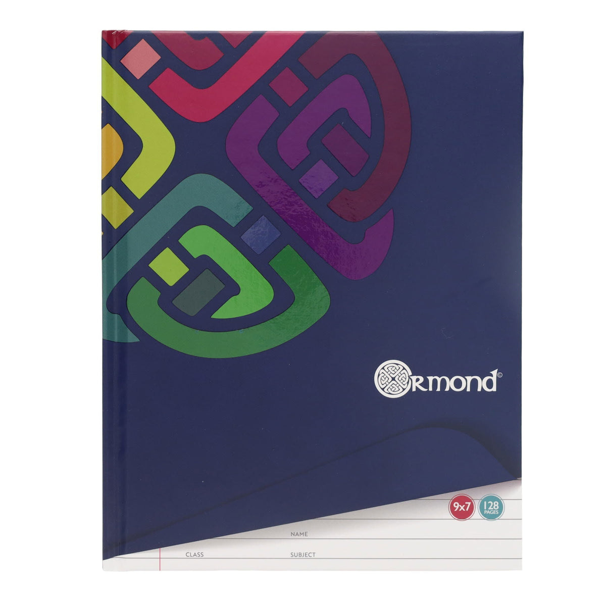 Ormond 9X7 128 Page Hardcover Notebook Value Pack Of 50 - ABC School Supplies