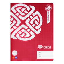 Ormond A4 120Pg Maths Copy With Plastic Cover - ABC School Supplies
