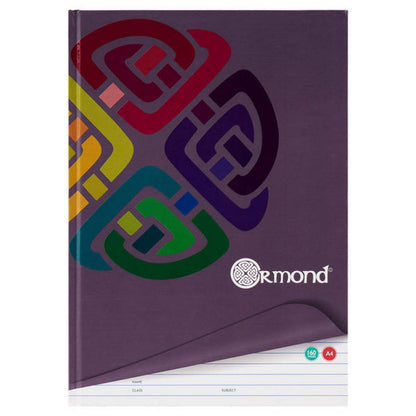 **Ormond A4 160Pg Hardcover Notebook - ABC School Supplies
