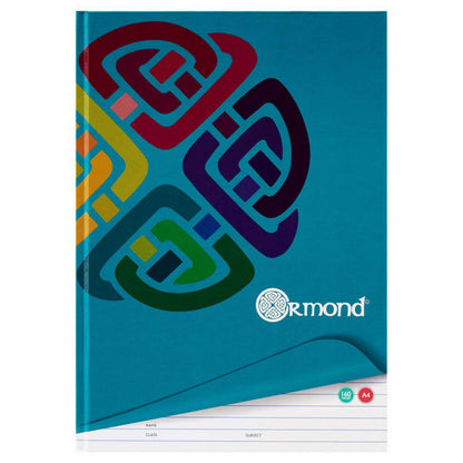 **Ormond A4 160Pg Hardcover Notebook - ABC School Supplies