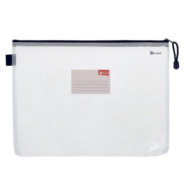 Ormond A4+ Extra Durable Mesh Wallet - Clear Pearl - ABC School Supplies
