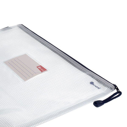 Ormond A4+ Extra Durable Mesh Wallet - Clear Pearl - ABC School Supplies