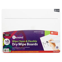 Ormond A4 Lined Whiteboards Pack Of 10 - ABC School Supplies