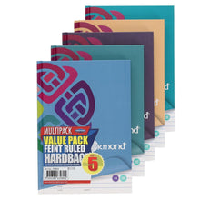Ormond A5 160pg Hardcover Notebook Pack of 5 - ABC School Supplies