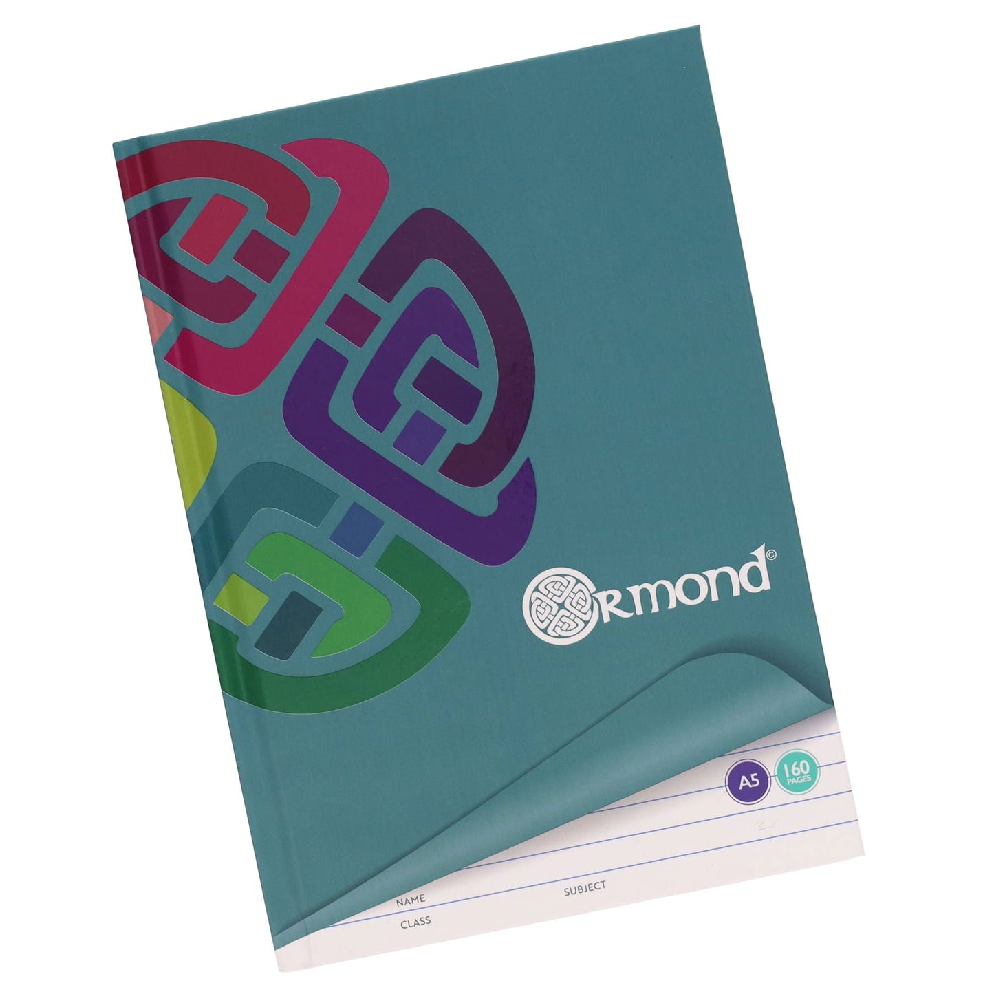 Ormond A5 160pg Hardcover Notebook Pack of 5 - ABC School Supplies