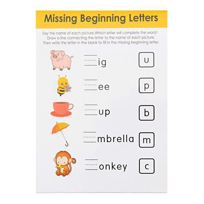 Ormond A5 Wipe Clean Activity Book - Spellings - ABC School Supplies
