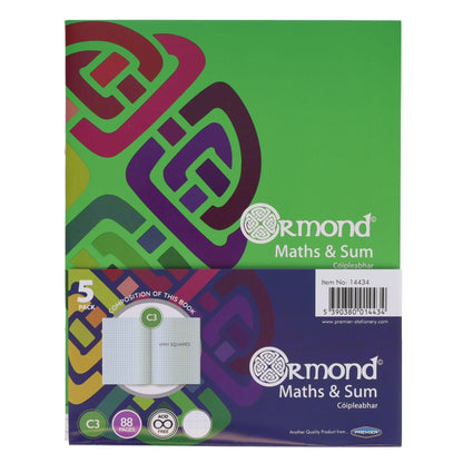 Ormond C3 88 Page Sum Copies Pack Of 5 - ABC School Supplies